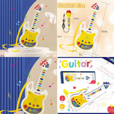 Children's Light & Music Guitar with Microphone