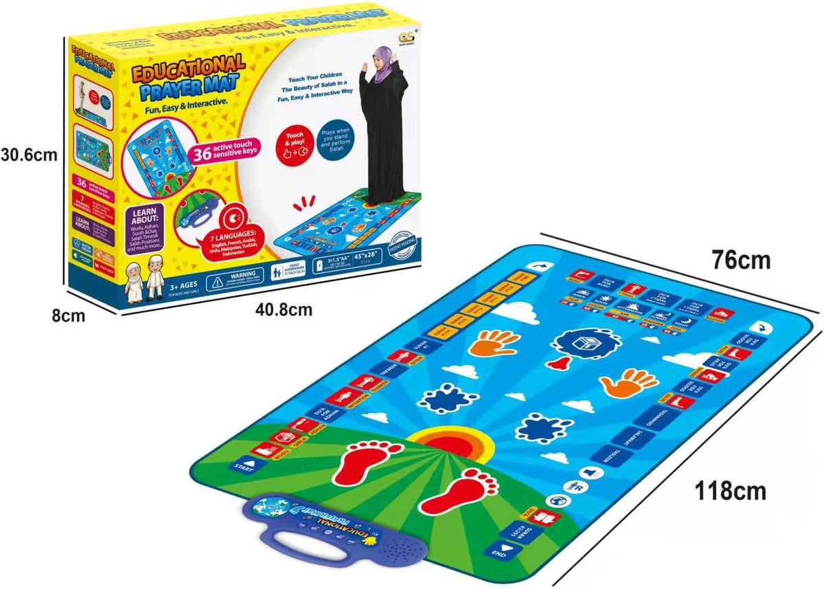 Large Educational Prayer Mat