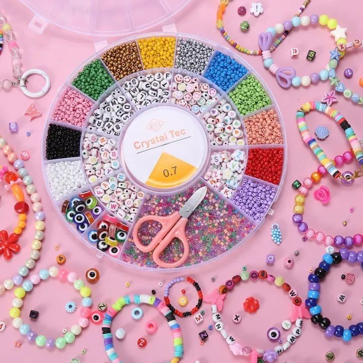 Colorful DIY Letter Beads Bracelet Kit