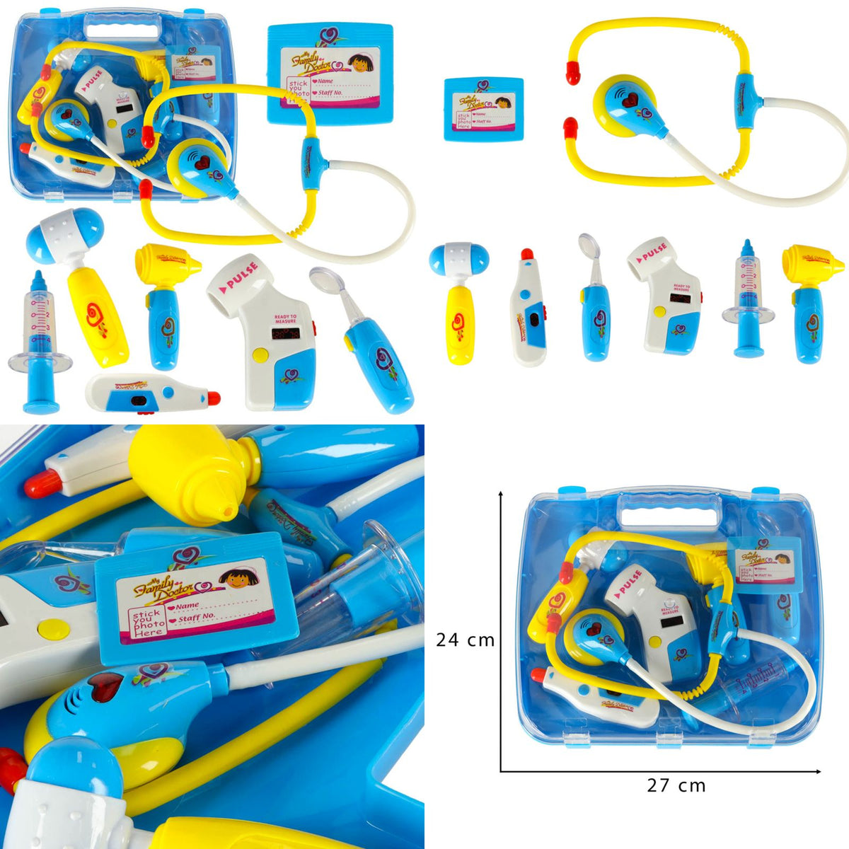 Kids Doctor Briefcase Playset