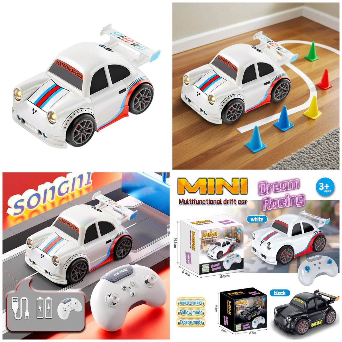 3-Mode Induction RC Follow Car