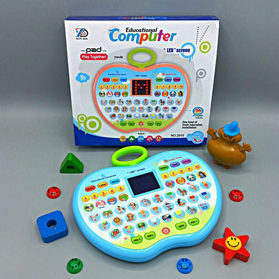 Apple Shape Educational Mini Laptop