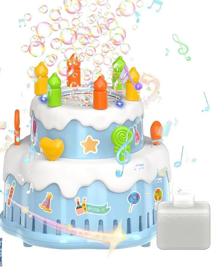 Birthday Cake Automatic Bubble Blower
