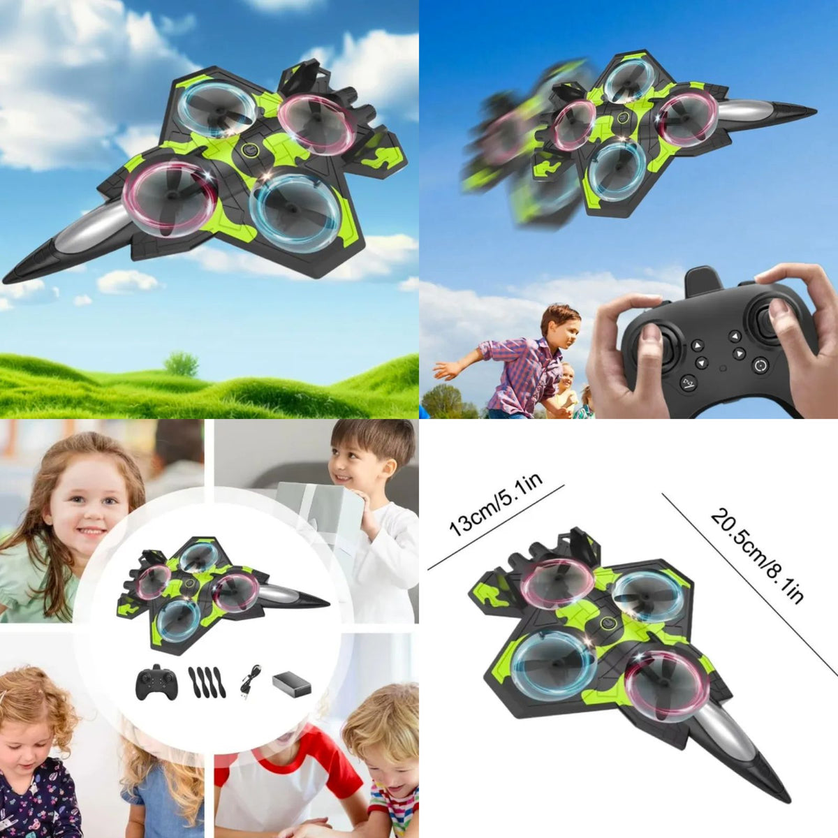 RC Airplane 3D Flip Fighter Jet