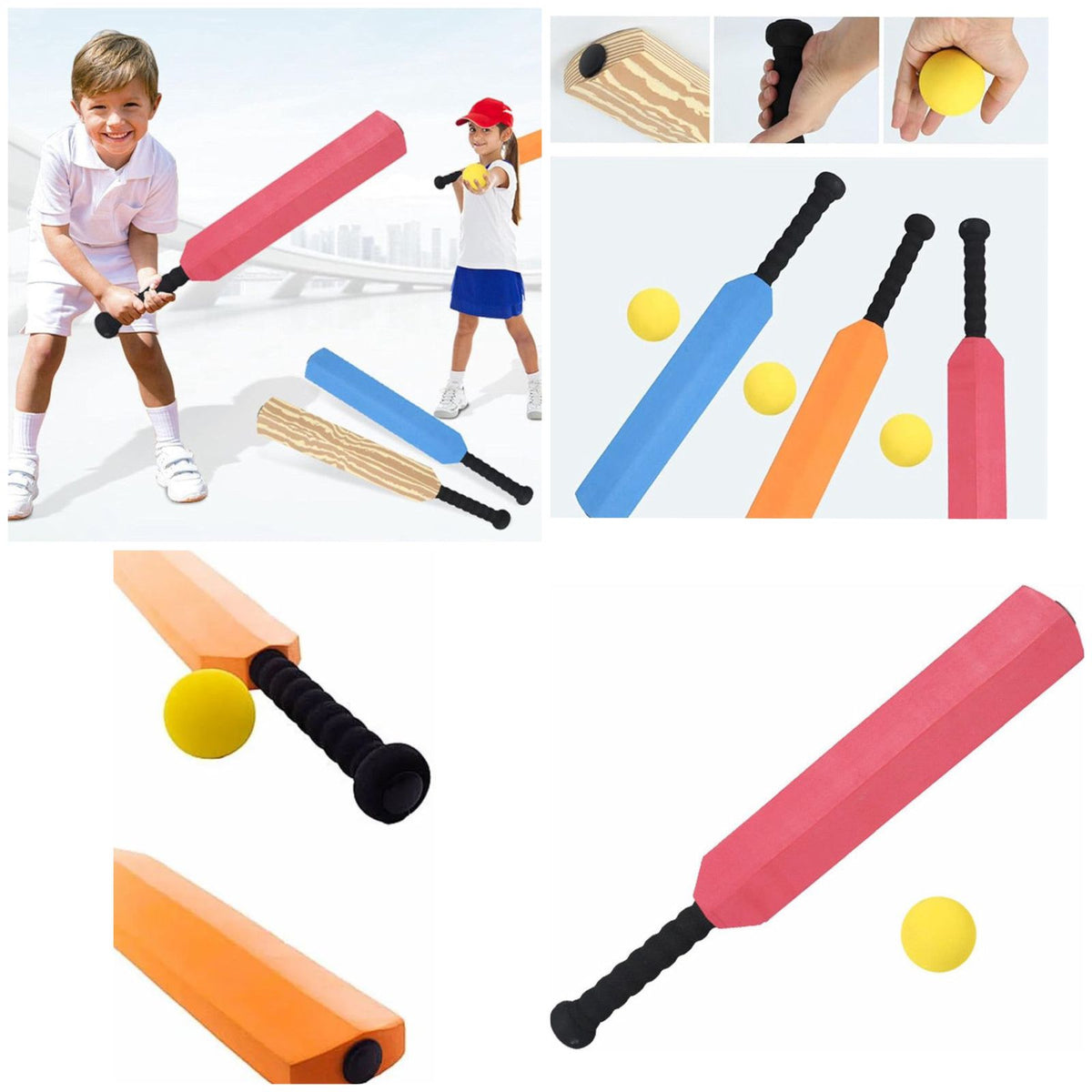 Foam Cricket Bat With Ball