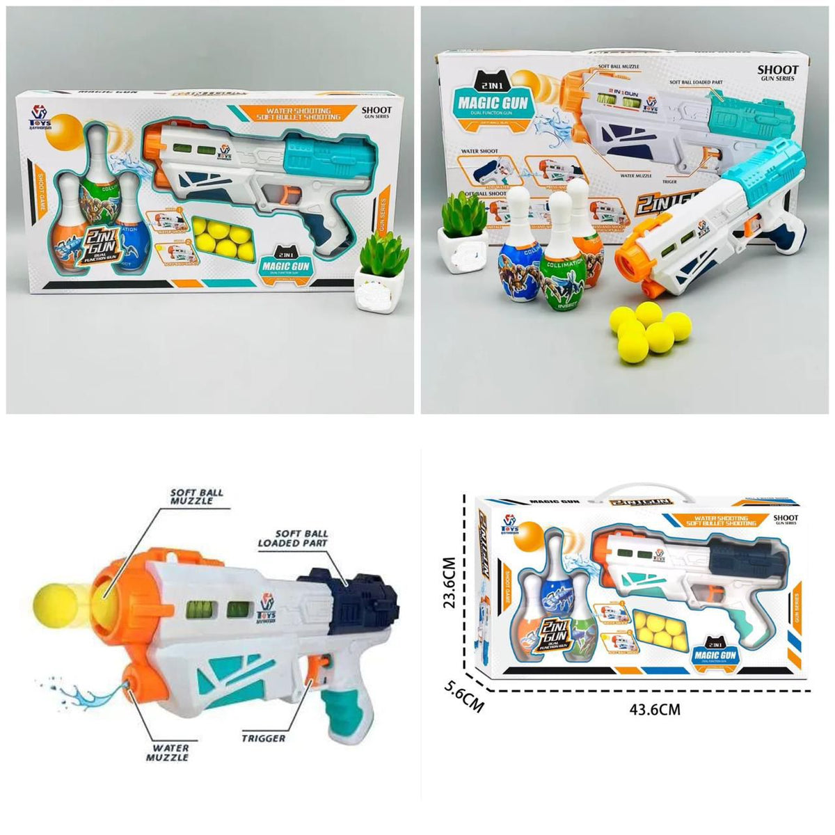 2-in-1 Magic Blaster Ball Shooter
