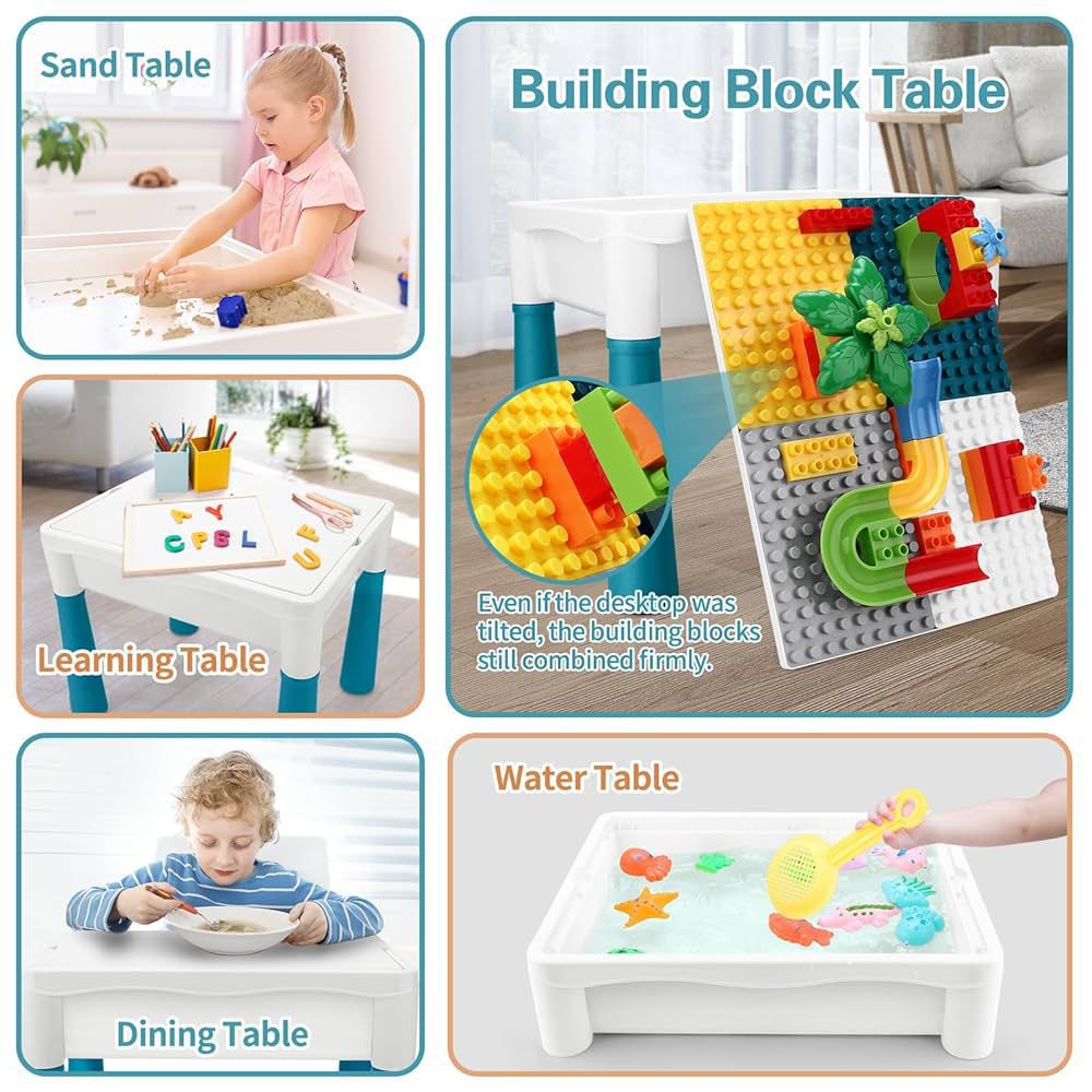 All-in-1 Kids Activity Table & Chairs Set