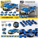 10-in-1 Racing Car Building Blocks Set