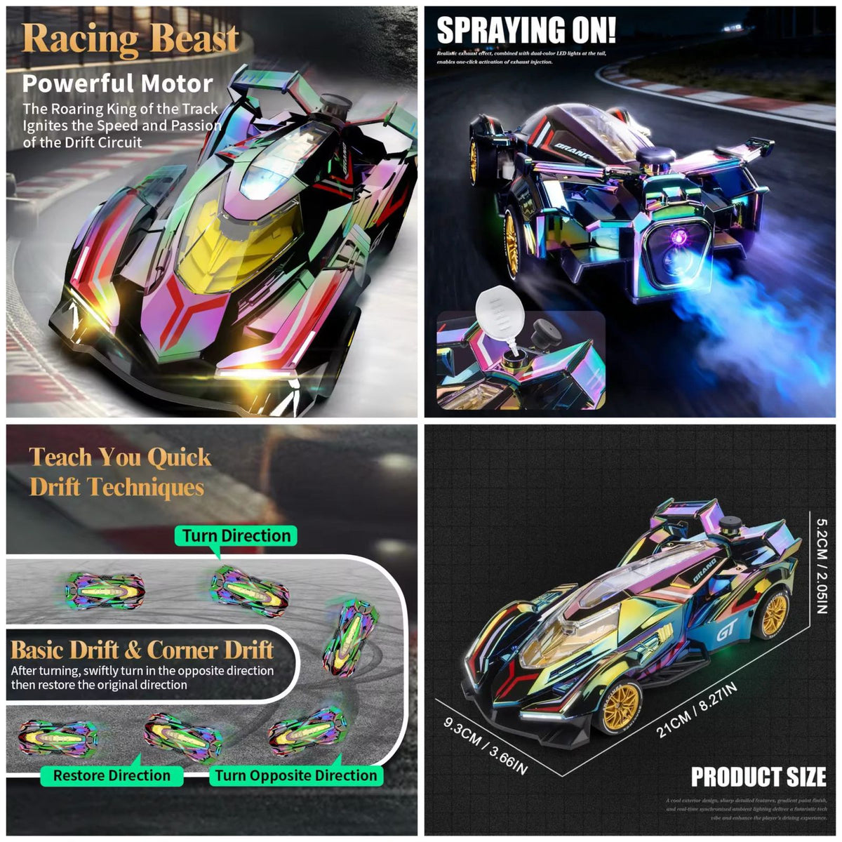 RC Spray Racing Drift Car