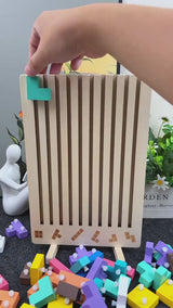 3D Wooden Montessori Stacking Puzzle